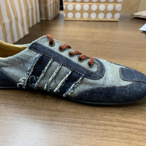 Dolce & Gabbana Shoes Women Sneakers Size 37 Blue - Picture 4 of 8